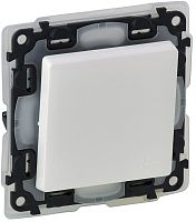 Переключатель без рамки Legrand Valena Life 1-кл. проходной IP44 белый картинка